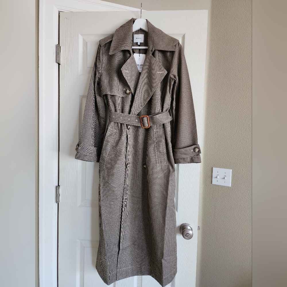 Reformation Matteo Trench Brown - Size XS - Picture 8 of 16